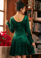 Retro Radiance Fit & Flare Dress