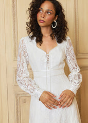 GUNNE SAX for ModCloth Beth Lace Corselette Maxi Dress
