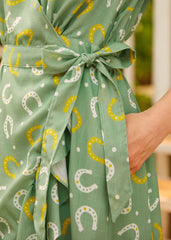 Luck Be a Lady Wrap Dress