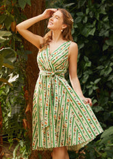 Instant Energy Faux Wrap Dress