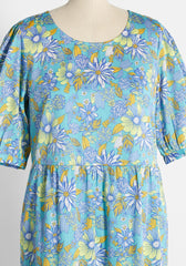 High Tea, High Time Midi Dress (Final Sale)