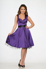 Purple Occasional Swing Dress