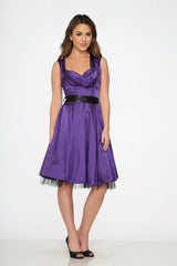 Purple Occasional Swing Dress