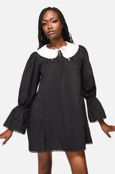 The Adorned Collar Lace Dress