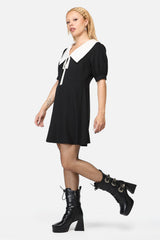 Fiona Contrast Collar Dress