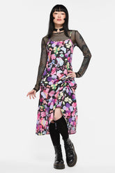 Dragons Grove Drawstring Slip Dress