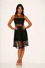 Black Fishnet Dress