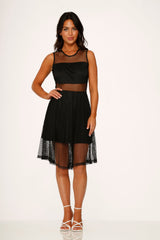 Black Fishnet Dress