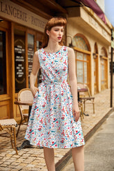Winter Cheer Vintage Dress