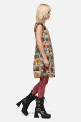 Tarot Print Goth Dress