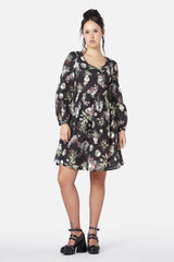 Memento Mori Printed Dress