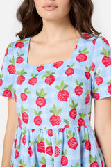 Radish Picnic Smock Dress