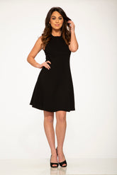 Black Mini Night Out Swing Dress
