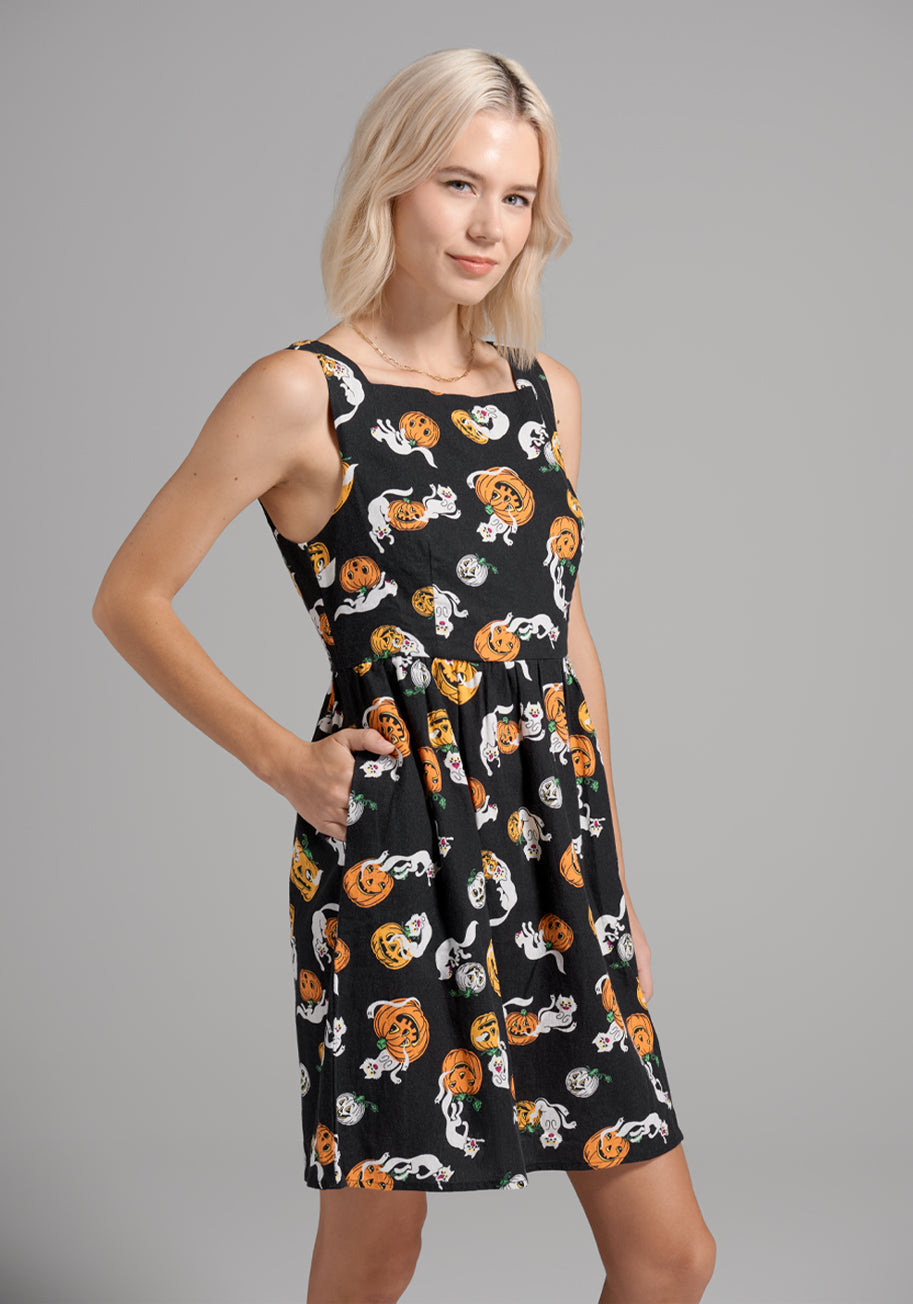 Truth Or Square Fit And Flare Dress (Final Sale)
