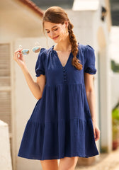 Sunshine Serenade Babydoll Dress