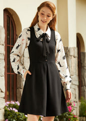 Classically Charming Sleeveless Fit & Flare Dress