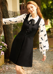 Classically Charming Sleeveless Fit & Flare Dress