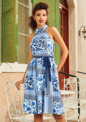 The Swing Into Style Halter Dress