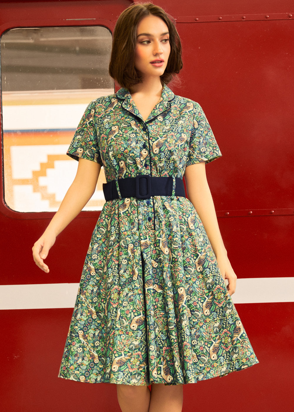 Rustic Elegance Casual Dress