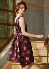 The Purrfectly Poised Fit & Flare Dress