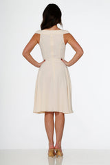 Off White Occasional Swing Dress