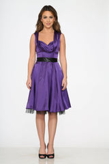 Purple Occasional Swing Dress