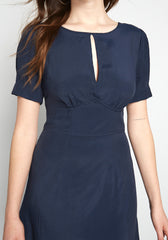 The Keyhole Story A-line Dress (Final Sale)