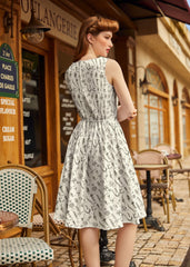 Flower Parts Vintage Dress