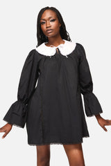 The Adorned Collar Lace Dress