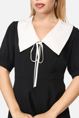Fiona Contrast Collar Dress