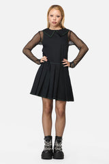 Wired Collar Sleeveless Dress