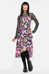 Dragons Grove Drawstring Slip Dress