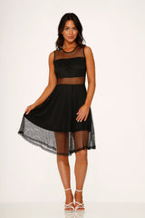 Black Fishnet Dress