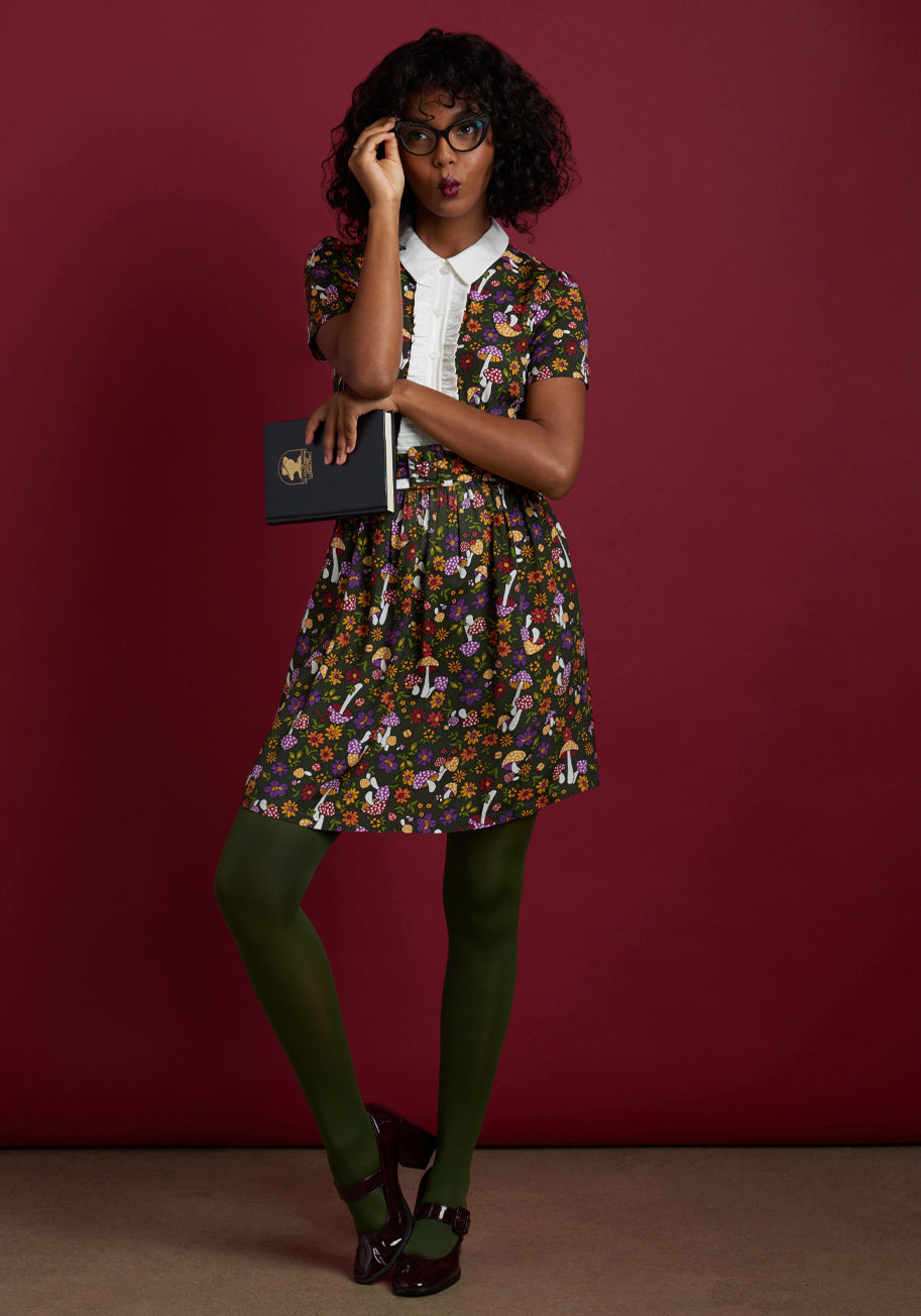 Yes, Darling Fit and Flare Dress (Final Sale)