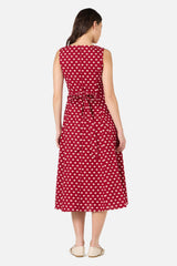 Sweet Heart Midi Dress