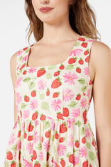 La Fraise Midi Dress