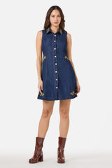 Flower Child Embroidered Dress