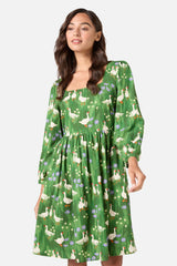 Lucy Goosey Smock Dress