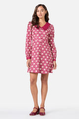 Megan Cute Collar Mini Dress