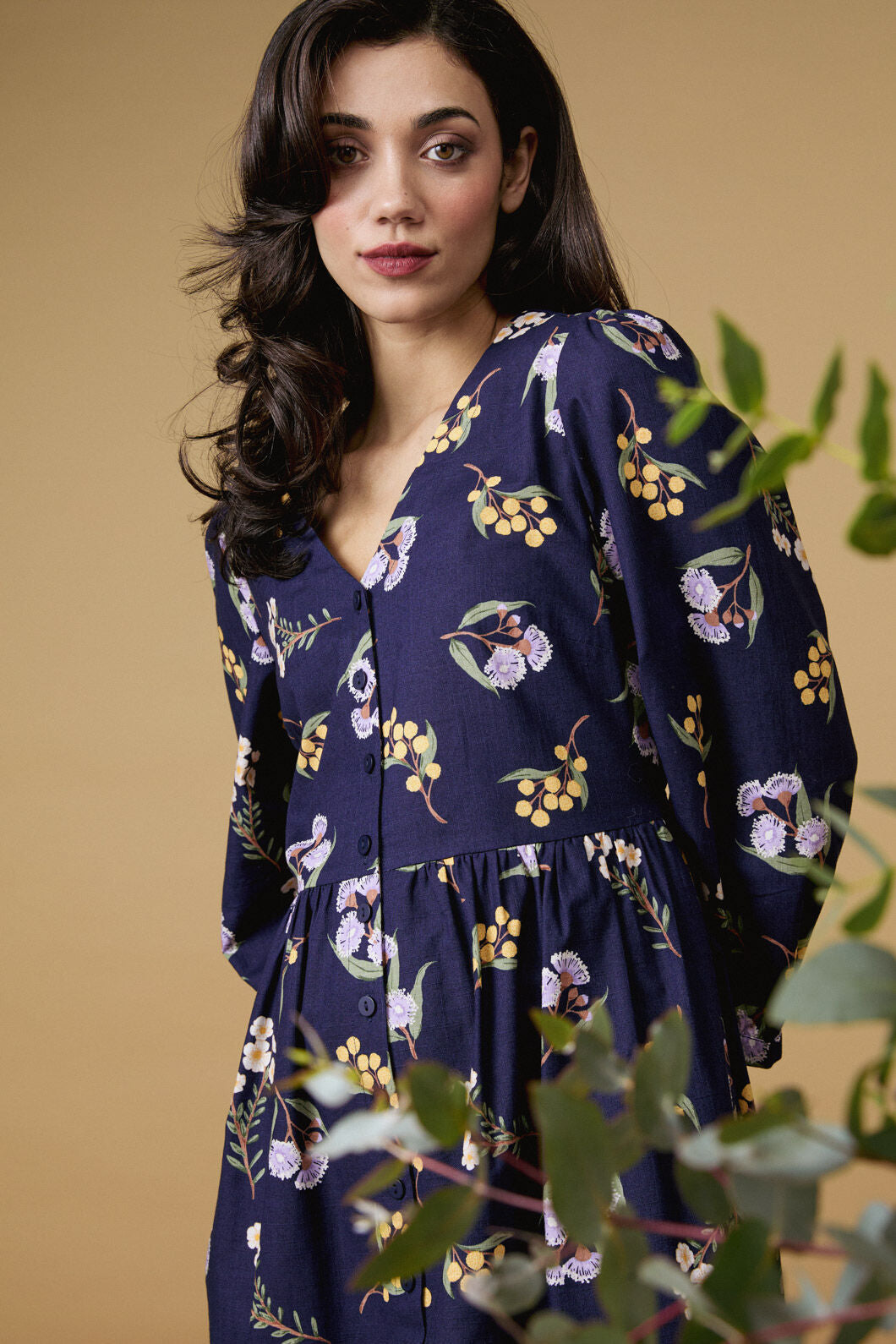 Elsie Native Cotton Smock Dress